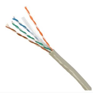 Unshielded Twisted Pair Cable (UUTP), Cat-6, solid PVC, 4-Pair Indoor Cable, 305-meter box