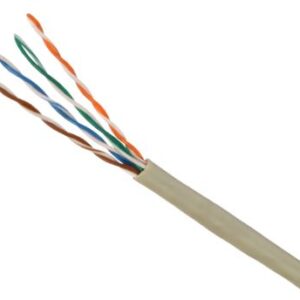 Unshielded Twisted Pair Cable (UUTP), Cat-5e, solid PVC, 4-Pair Indoor Cable, 305-meter box