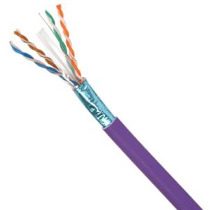 Foil Twisted Pair Cable (FUTP), Cat-6, solid PVC, 4-Pair Indoor Cable, 305-meter box