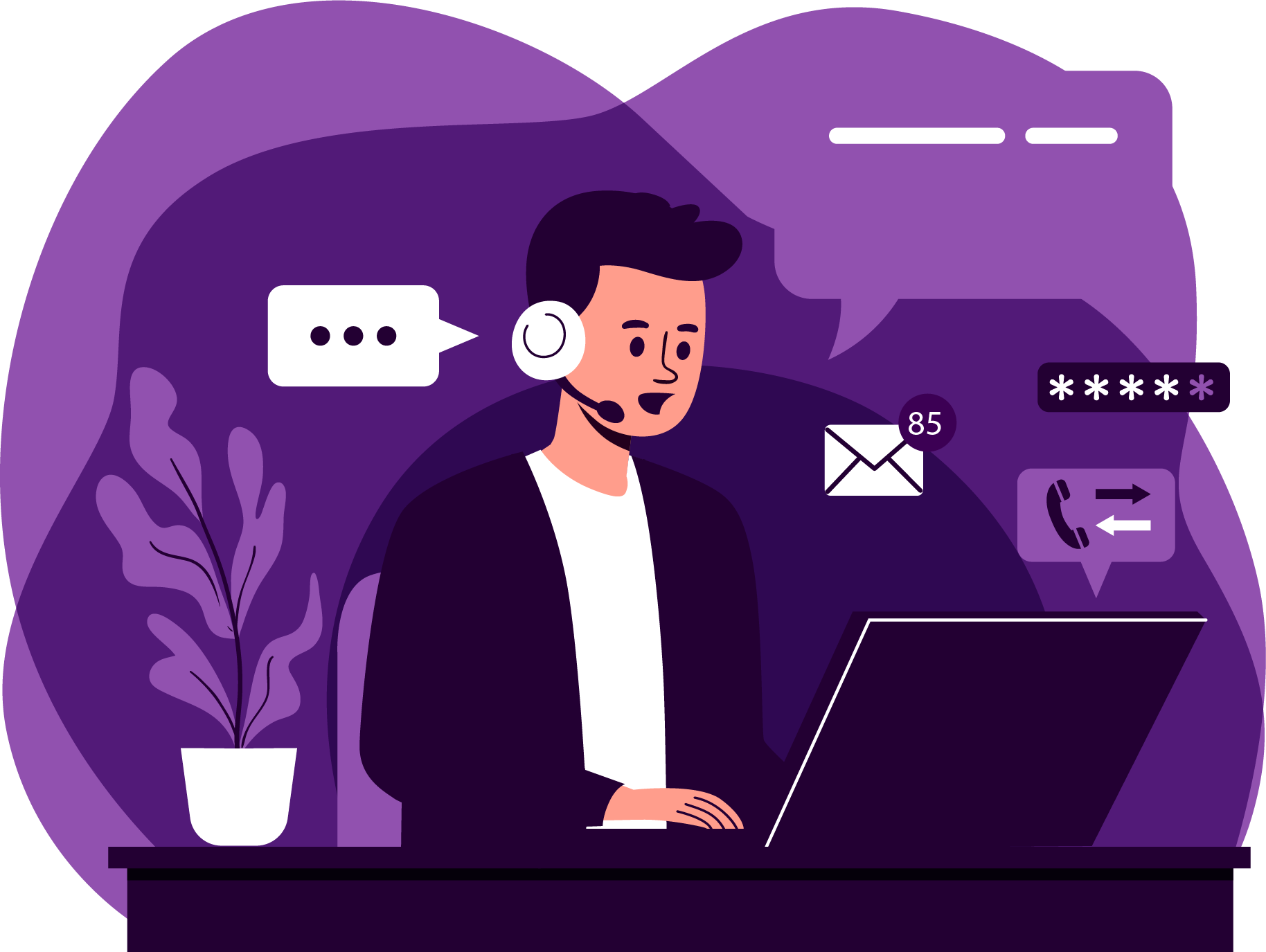 Contact Illustration